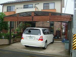 カーポート用化粧フェンス